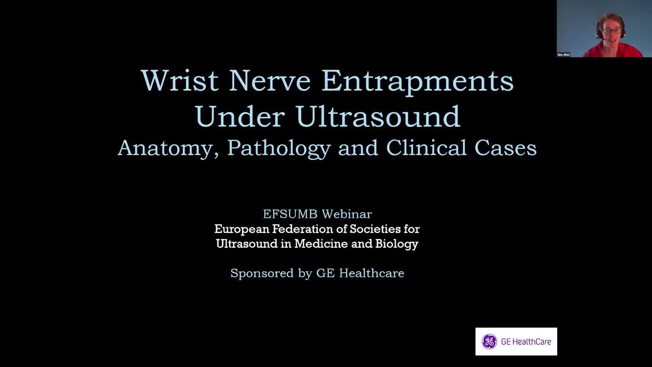 Wrist nerve entrapments under ultrasound: Anatomy, pathology & clinical cases 