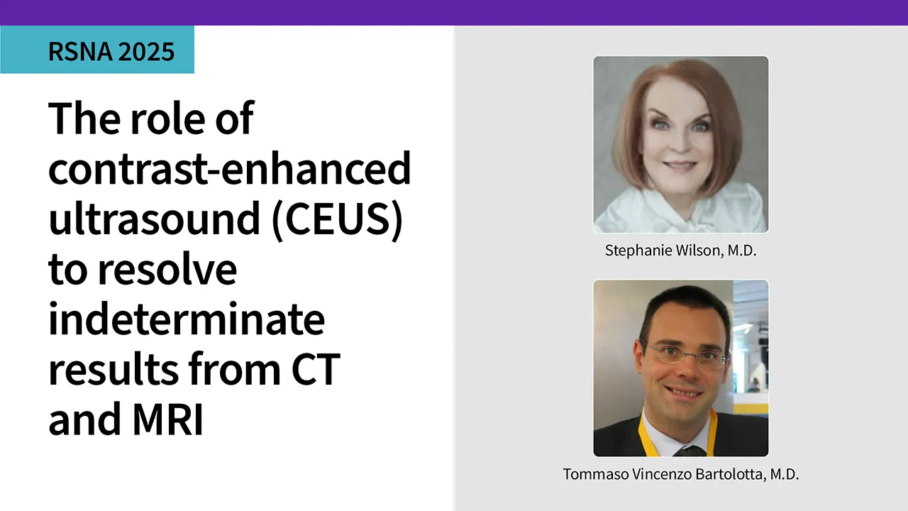 The role of contrast enhanced ultrasound (CEUS) to resolve indeterminate results from CT and MRI 