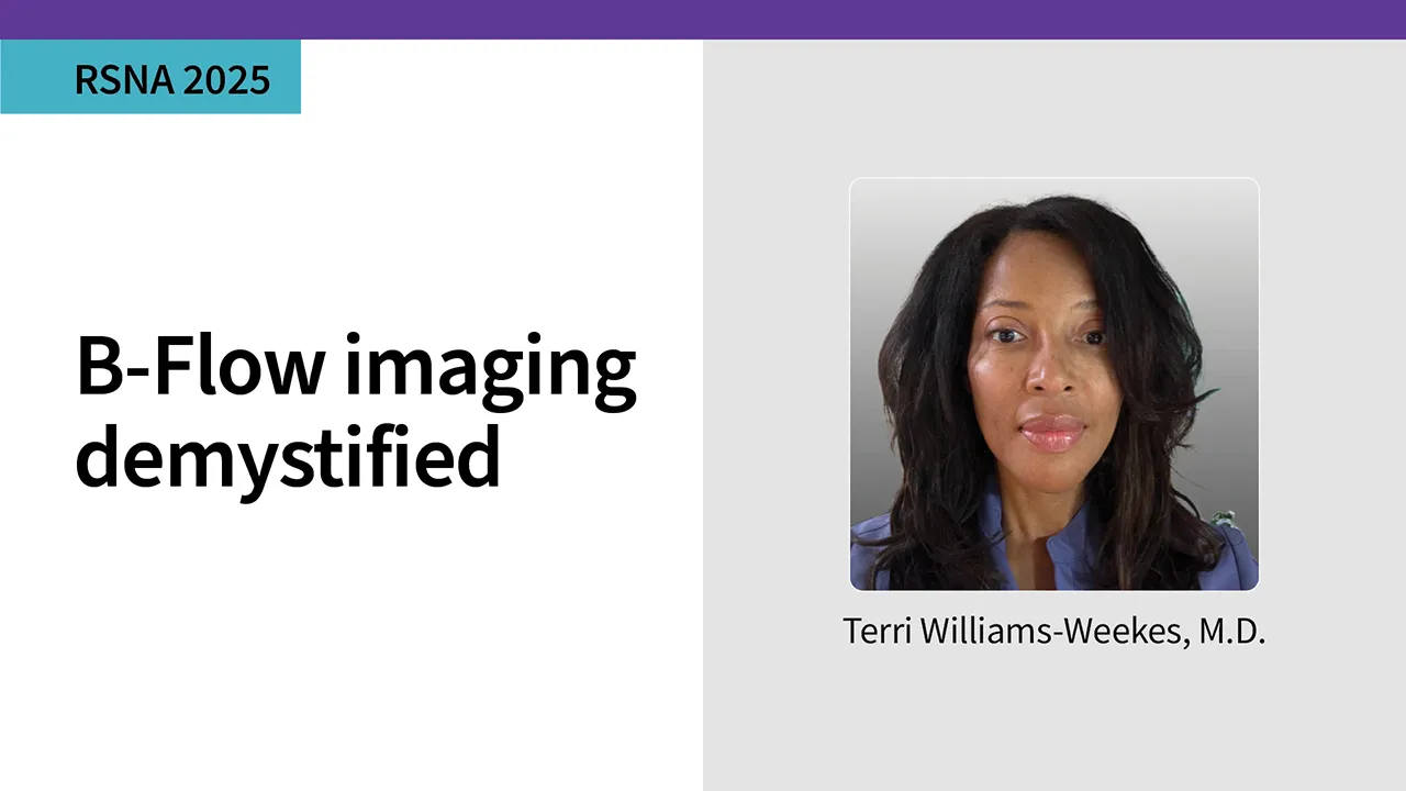 B Flow imaging demystified: A radiologist’s secret weapon for blood flow assessment 