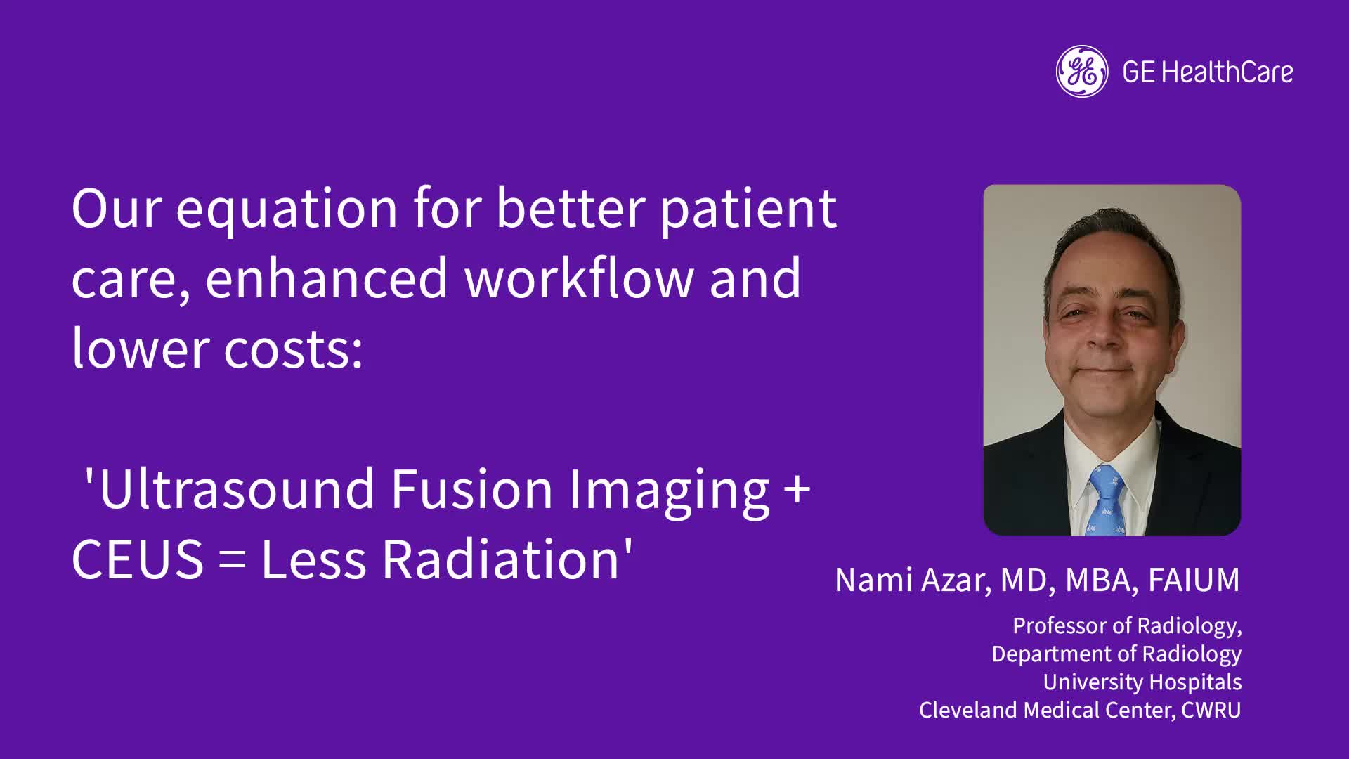 Nami Azar, MD, MBA, FAIUM Professor of Radiology