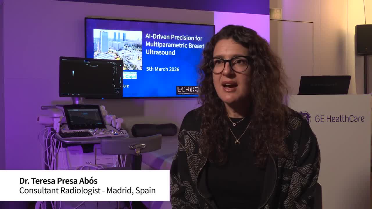 LOGIQ™ in breast imaging: Performance, Al, and patient impact Dr  Teresa Presa Abós
